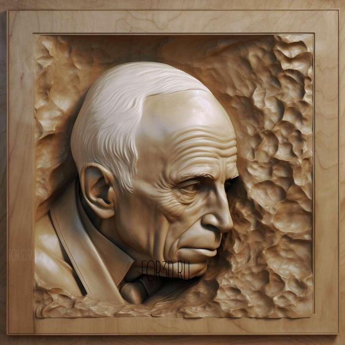 Bela Bartok 4 stl model for CNC